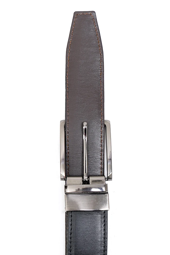 The Imperial Reversible Belt // Black & Brown - Image 4