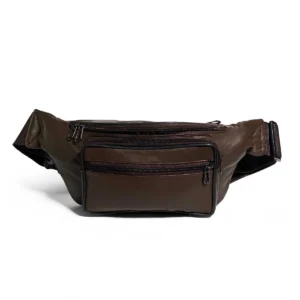 Unisex Leather Crossbody Fanny Pack