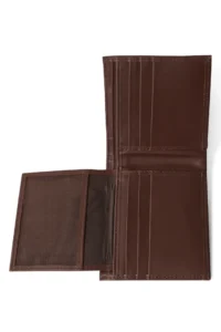 Plain Bifold Nappa Leather Wallet - Image 6