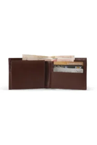 Plain Bifold Nappa Leather Wallet - Image 9