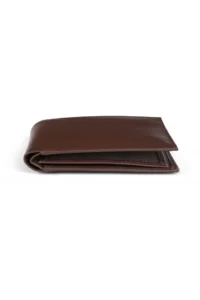 Plain Bifold Nappa Leather Wallet - Image 4