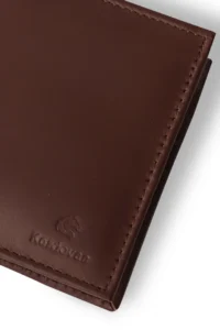 Plain Bifold Nappa Leather Wallet - Image 2