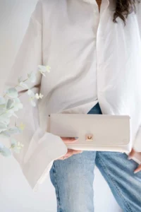 Saffiano Leather Ladies Clutch - Image 3