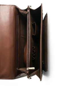 TP The Executive Leather Briefcase Office Bag With Laptop Compartment - Image 3