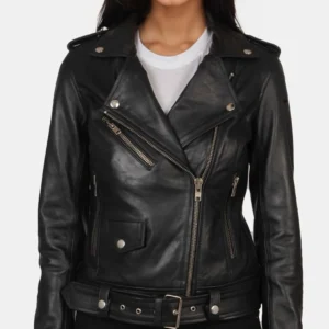 Alison Black Women's Biker Jacket
