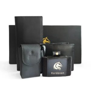 Four in One" Leather Gift Set